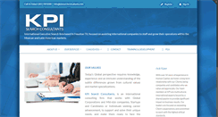 Desktop Screenshot of kpisearchconsultants.com
